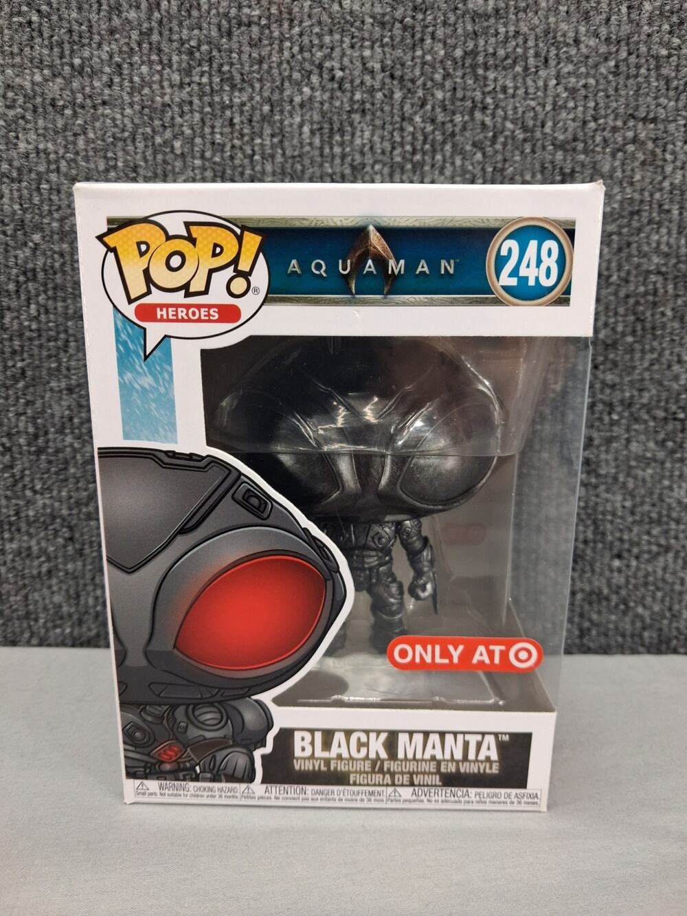 Funko Pop Black Manta 248 Aquaman Target Exclusive Vinyl Figure